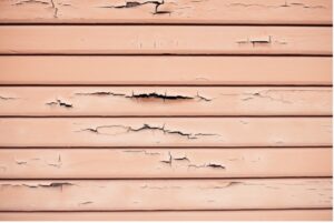 Cracked siding