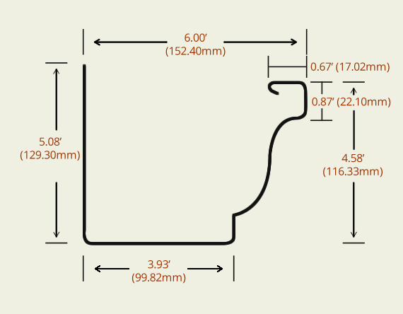 6-inch-K-Style-Gutters-and-Downspouts 6 inch K-Style Gutters and Downspouts