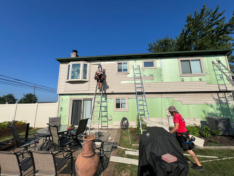 siding-trim-gutters-woodhaven-during-2 Siding Trim Gutters Woodhaven